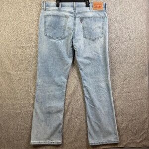 Levi's 527 Slim Bootcut Stretch Fit Jeans Light Wash Blue Men's Size 38x32 READ